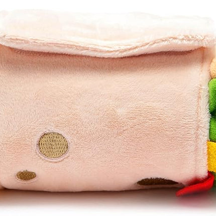 Anirollz Puppiroll Plush in Burrito Outfitz – Kawaii Stuffed Animal with Removable Costume – Cute Squishy Plush Toy Gift for Boys & Kids