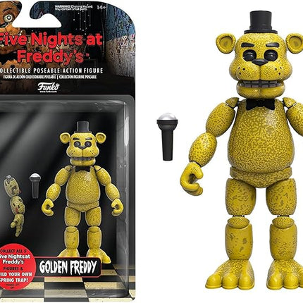 Funko Five Nights at Freddy's POP Articulated Golden Freddy Action Figure, Multicolor, 5.5 inches