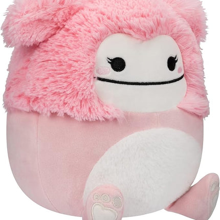 Squishmallows 8-Inch Brina Pink Bigfoot with Fuzzy Belly - Little Ultrasoft Official Kelly Toy Plush