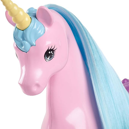 Barbie Mattel Doll & Unicorn Fantasy Playset – Magical Adventure Toy