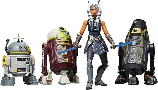 STAR WARS The Vintage Collection Escape from Order 66, The Clone Wars, Ahsoka Tano & Droids 3.75 Inch Collectible Action Figure 4-Pack (Amazon Exclusive)