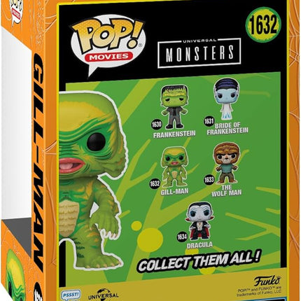 Funko POP! Movies: Universal Monsters – Gill Man - Collectable Vinyl Figure - Gift Idea - Official Merchandise - for Kids & Adults - Horror Fans - Model Figure for Collectors and Display