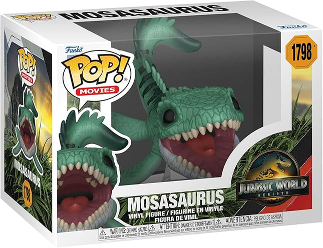 Funko Pop! Movies: Jurassic World: Rebirth - Mosasaurus - Collectable Vinyl Figure - Gift Idea - Official Merchandise - Toys for Kids & Adults - Movies Fans - Model Figure for Collectors and Display