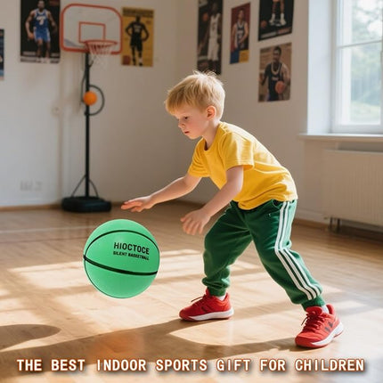 Silent Basketball Size 7 (29.5") - Upgraded Foam Basket-Ball for Arcade Games, Indoor Training, Higher Bounce, Quiet Dribble, Perfect for Various Indoor Activities & Basket-Ball Gifts