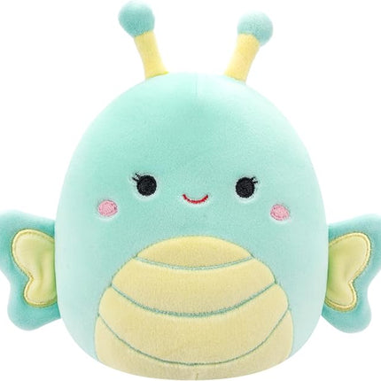 Squishmallows Original 5-Inch Plush 10-Pack - Gigi Tabby Cat, Dolan Dino, Brina Bigfoot, Maui Pineapple, Amal Moth, and More - Ultrasoft Official Jazwares Plush
