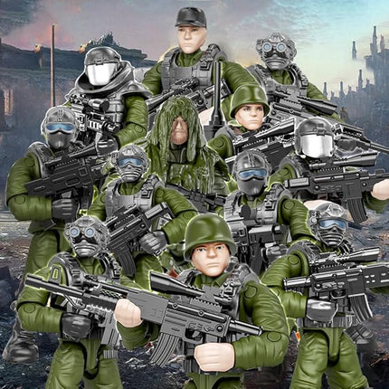 YEIBOBO ! Minifigures Blind Bags, Military Action Figures with Weapons and Accessories Mystery Pack Falconry Special Forces