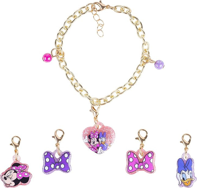 LUV HER Girls Add A Charm Toy Bracelet and Costume Jewelry Box Set - Ages 3+