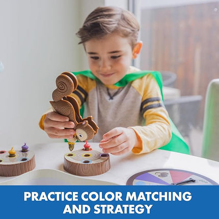 Educational Insights The Sneaky, Snacky Squirrel Game - Cute Preschool Board Games for Kids, Toddler Fine Motor Skills, Color Matching Kids Games and Fun Gifts for Girls & Boys Ages 3+