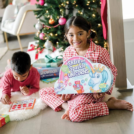 Peaceable Kingdom Share and Sparkle Unicorns Cooperative Strategy Game for Families and Kids Ages 4 & Up