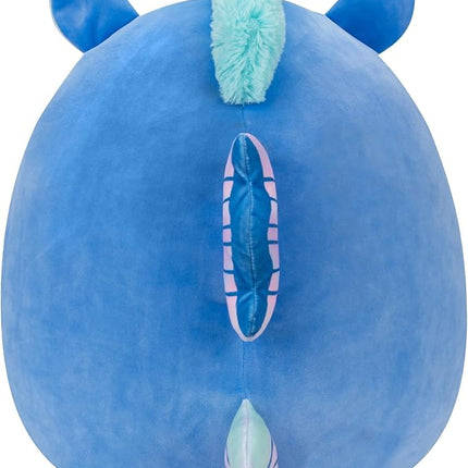 Squishmallows Original 16-Inch Mythical Creature Romano The Blue Hippocampus - Large Ultrasoft Official Jazwares Plush