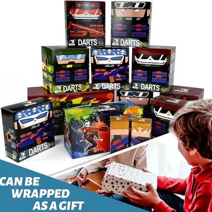 EKIND 100 Pcs Waffles Darts Refill Pack Foam Bullet Compatible for NERF N-Strike Series Blaster (Yellow)