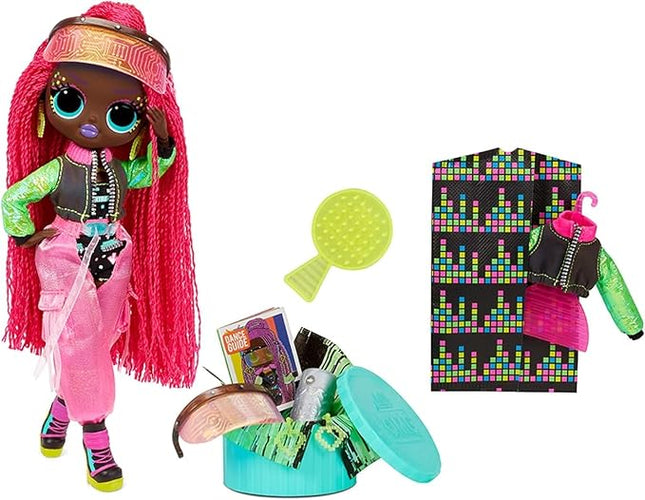 L.O.L. Surprise! OMG Dance Dance Dance Virtuelle Fashion Doll with 15 Surprises Including Magic Black Light, Shoes, Hair Brush Doll Stand and TV Package-Great Gift for Girls Ages 4+ Who Love to Dance