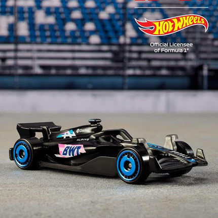 Hot Wheels Toy Cars Formula 1 5-Pack, Set of 5 1:64 Scale Die-Cast Vehicles Featuring F1 Racing Team Decos, Collectible Race Cars
