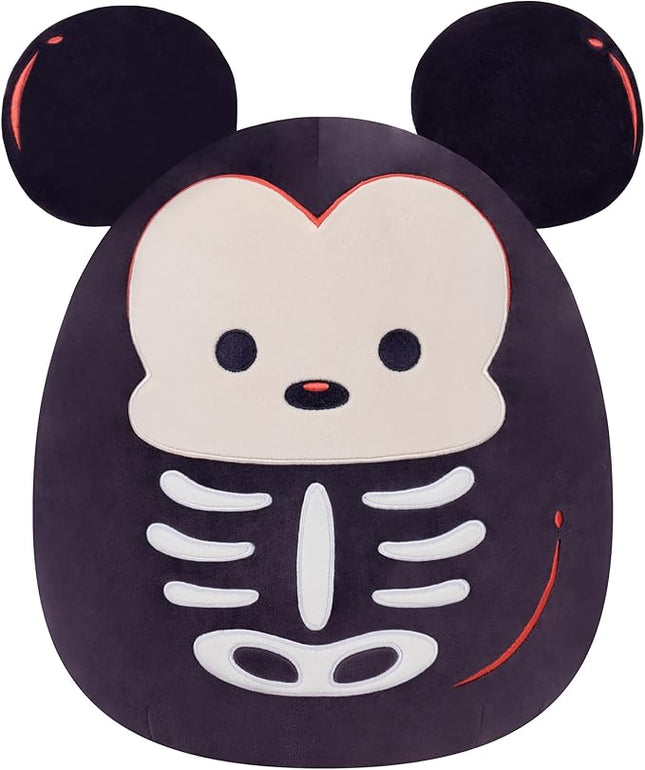 Squishmallows Original 12in Disney Skeleton Mickey Mouse – Official Jazwares Halloween Plush (Medium-Sized)