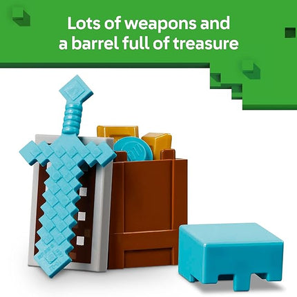 LEGO Minecraft The Illager Desert Patrol Toy Figures and Playset - Building Minecraft Toy for Kids, Boys and Girls, Ages 7+ - with 4 Figures for Pretend Play - Gift Idea for Birthdays - 21267