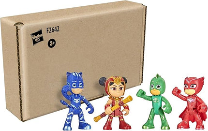 PJ Masks Heroes and an Yu Figure Set Preschool Toy, 4 Poseable Action Figures and 1 Accessory for Kids Ages 3 and Up (Amazon Exclusive)