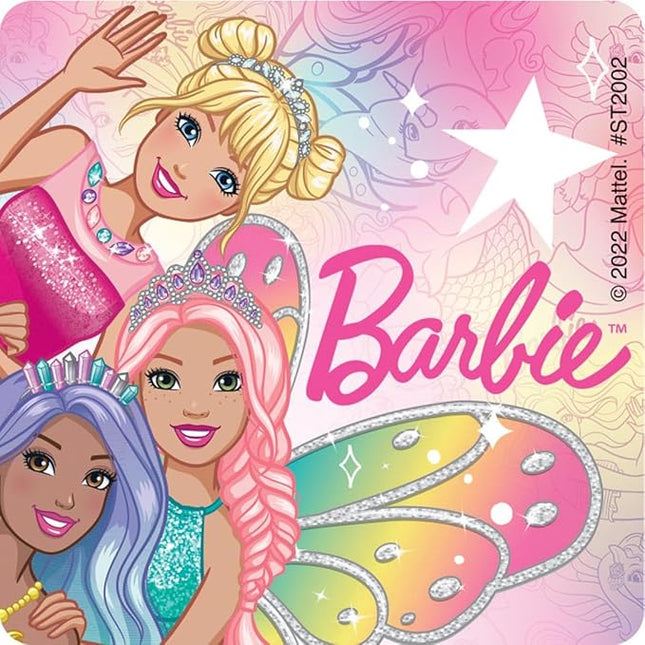 SmileMakers Barbie Fantasy 2.5" Stickers 100 ct
