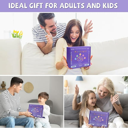 Brain Teaser Puzzles for Adults and Kids, 18Pcs Puzzle Games Set, 3D Wooden Plastic Metal Puzzle, Unlock Interlock Mind Brain Games, IQ Test Educational Toy