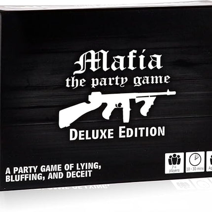 Apostrophe Games Mafia The Party Game Deluxe Edition – A Game of Lying, Bluffing and Deceit– Card Game, Adults and Teens – Board Game