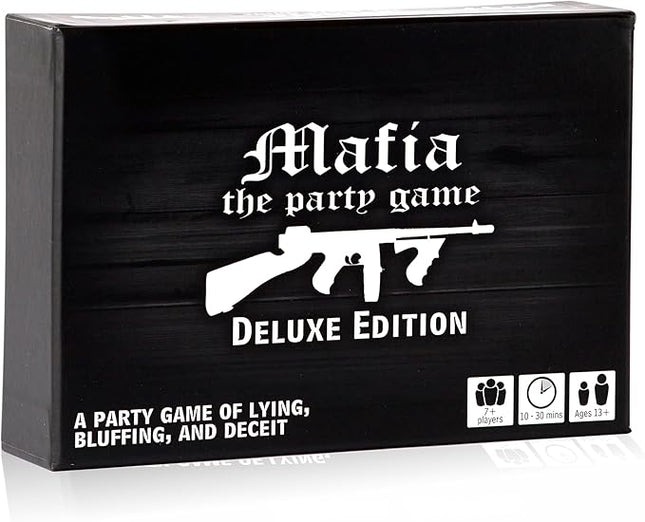 Apostrophe Games Mafia The Party Game Deluxe Edition – A Game of Lying, Bluffing and Deceit– Card Game, Adults and Teens – Board Game