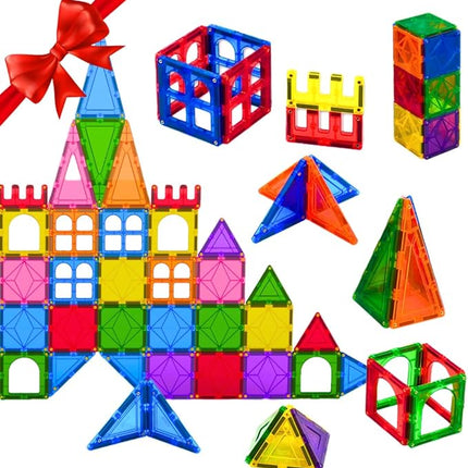 Magnet Tiles Building Blocks for Kids 32 Pieces Magnetic Educational Learning STEM