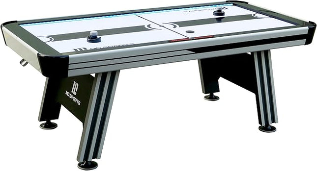 MD Sports Air Hockey Table with Arcade Electronic Scorer, Perfect for Family Game Rooms