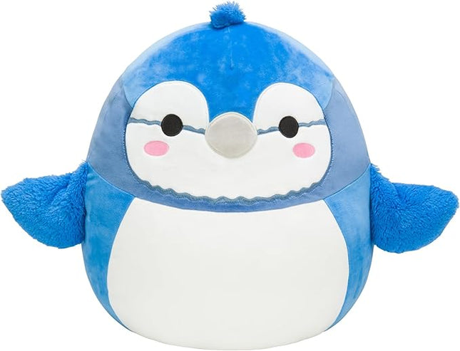 Squishmallows Original 14-Inch Babs Blue Jay with Fuzzy Wings - Large Ultrasoft Official Jazwares Plush