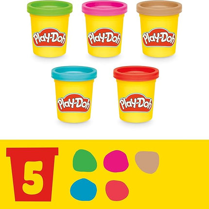 Play-Doh Care 'n Carry Vet Playset for Kids 3 Years and Up with Toy Dog, Storage, 10 Tools, and 5 Modeling Compound Colors, Non-Toxic