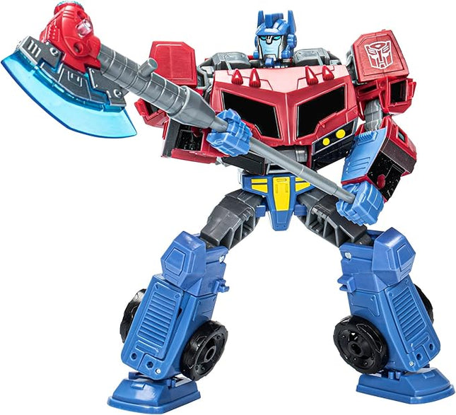 Transformers Legacy United Voyager Class Animated Universe Optimus Prime, 7-Inch Converting Action Figure, 8+