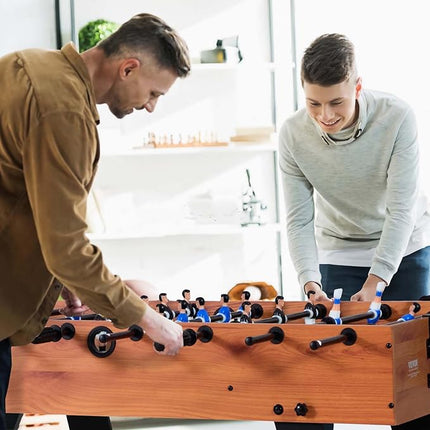 VEVOR Foosball Table 42/48/55 in Foosball Table Indoor Full Size Foosball Tables for Home, Family, and Game Room, Durable Soccer Set, Includes 2/4 Balls, Score Keeper, and 2 Cup Holders