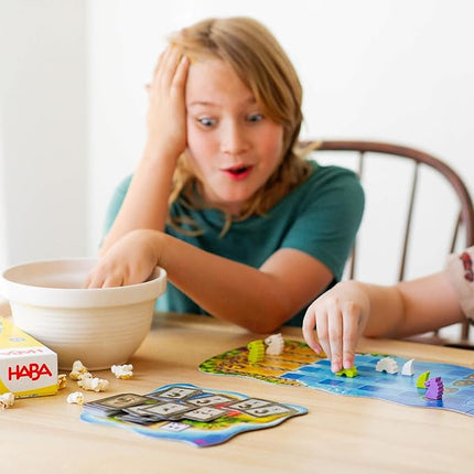 HABA Water Dragons: Kids Board Game and Fast-Paced Dice Game with Wooden Components for Ages 5 and up, Made in Germany
