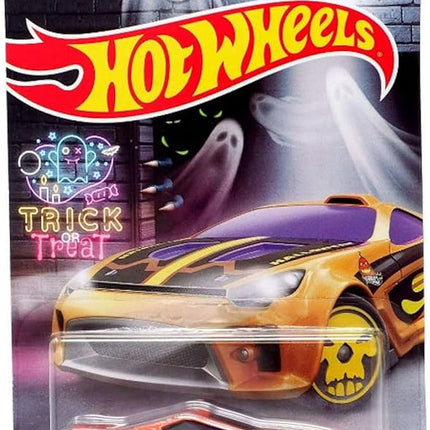 Hot Wheels Mattel 2022 Halloween Die‑Cast 5‑Vehicle Collector’s Set, Haunted Graphics & Glow Effects, 1:64 Scale, DXT91-956E, Ages 3+