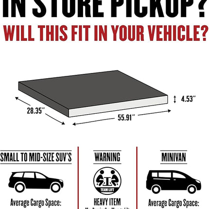 Triumph Sports Fire ‘n Ice LED Light-Up 54" Air Hockey Table Includes 2 LED Hockey Pushers and LED Puck