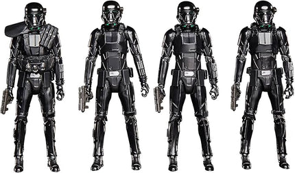 Star Wars, The Vintage Collection Imperial Death Trooper Action 4 Figure Set F5553 by Hasbro Black