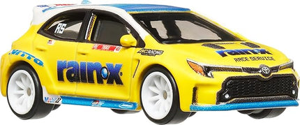 Hot Wheels Premium Car Culture Collectible Toy Car, 1:64 Scale Die-Cast Toyota Corolla GR, Slide Street Vehicle with Real Riders Tires