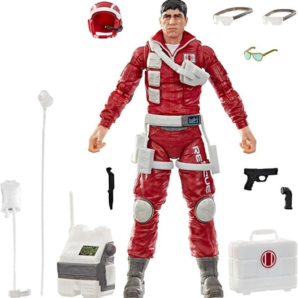 G.I. Joe Classified Series #186, Edwin “Lifeline” Steen, Collectible 6 Inch Action Figure with 11 Accessories
