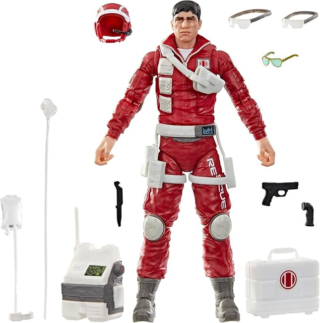G.I. Joe Classified Series #186, Edwin “Lifeline” Steen, Collectible 6 Inch Action Figure with 11 Accessories