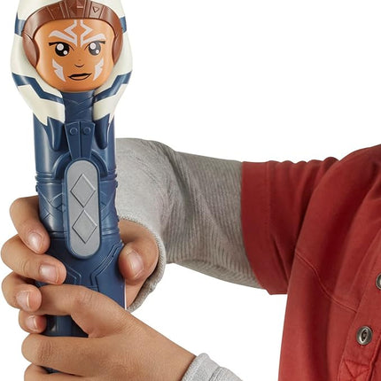 STAR WARS Lightsaber Squad 3-Pack, The Mandalorian, Ahsoka, and Darth Vader Lightsabers, Toys for 4 Year Old Boys and Girls (Amazon Exclusive)