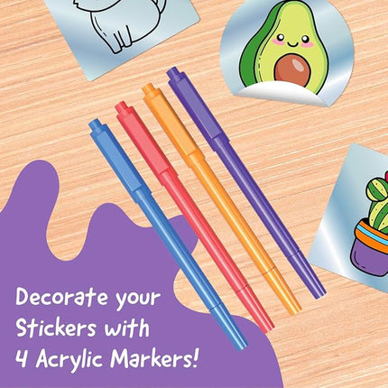 Ceaco Hello Blink - Sticker Maker - Refill Pack with 80 Foil Stickers - Children Ages 8+