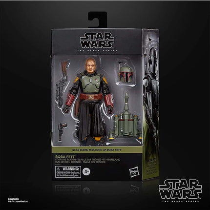 STAR WARS The Black Series Boba Fett (Throne Room) Toy 6-Inch-Scale The Book of Boba Fett Collectible Figure, Kids Ages 4 and Up