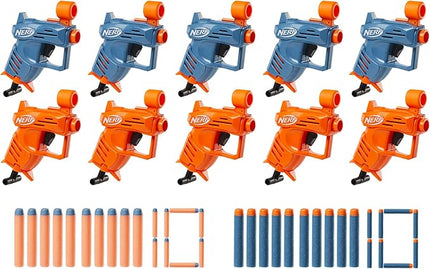 NERF Elite Ace SD-1 Party Pack, 10 Blasters, 20 Darts, 8 Year Old Boys & Girls & Up (Amazon Exclusive)