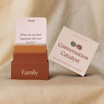 Gratitude Gifted Conversation Catalyst: Family, 150 Fun and Thought-Provoking Questions for Families to Connect, Create Bond and Meaningful Conversations
