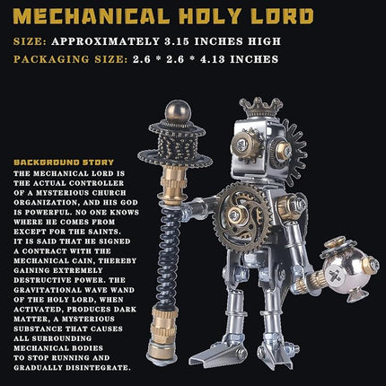 3D Metal Puzzles for Adults，3D Puzzle Metal Model Kit，3D Mechanical Model，Brain Teaser Puzzles DIY Assembling for Stress Relief for Teenagers and Adults