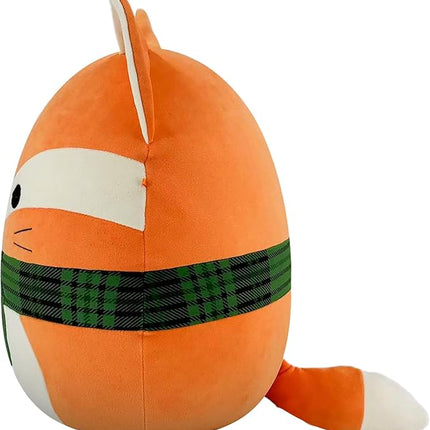 Squishmallows Amazon Exclusive Holiday Fox 14'' Plush