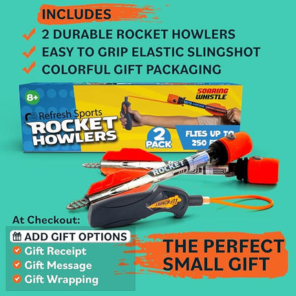 Toy Rocket Launcher for Kids: Outdoor Toys Slingshot Rocket Launchers - Best Gifts for Boys & Girls All Ages - Fun Stocking Stuffers for Kids & Teen Boy Gifts for 8 9 10 11 12+ Year Old Boys Gift Idea