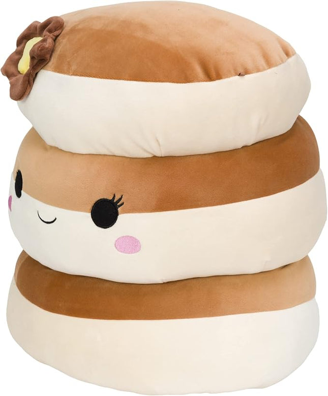 Squishmallows Original 12-Inch Rayen Pancake 3-Stack with Butter Flower - Medium-Sized Ultrasoft Official Jazwares Plush - Amazon Exclusive