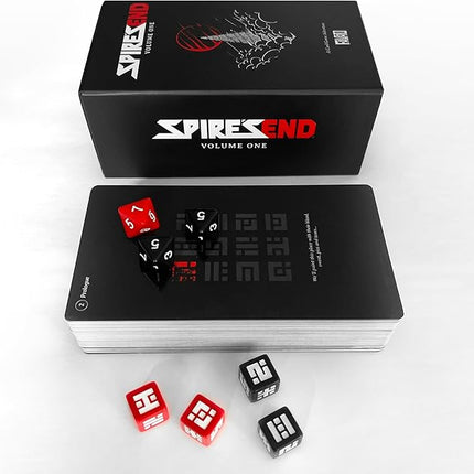 Spire's End: Volume 1 Card Game, Add to Your Choose-Your-Path Horror Adventure and Strategy Board Games, Immersive Solo or Cooperative Play for Ages 16 and Over, 1-2 Players, 60-90 Minute Playtime