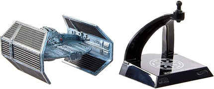 Hot Wheels Star Wars Starships Select Premium Diecast Darth Vader's TIE Advanced, Includes 1 Vehicle, 1 Display Stand