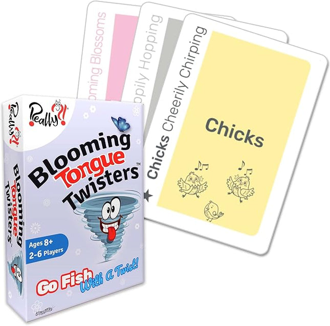 Really?! Hilarious Card Games for Kids 8-12 Teens Adults, Educational Family Party Games with Tongue Twisters, Speech Therapy Games, Homeschool, Gifts for Boys 8-12 Girls