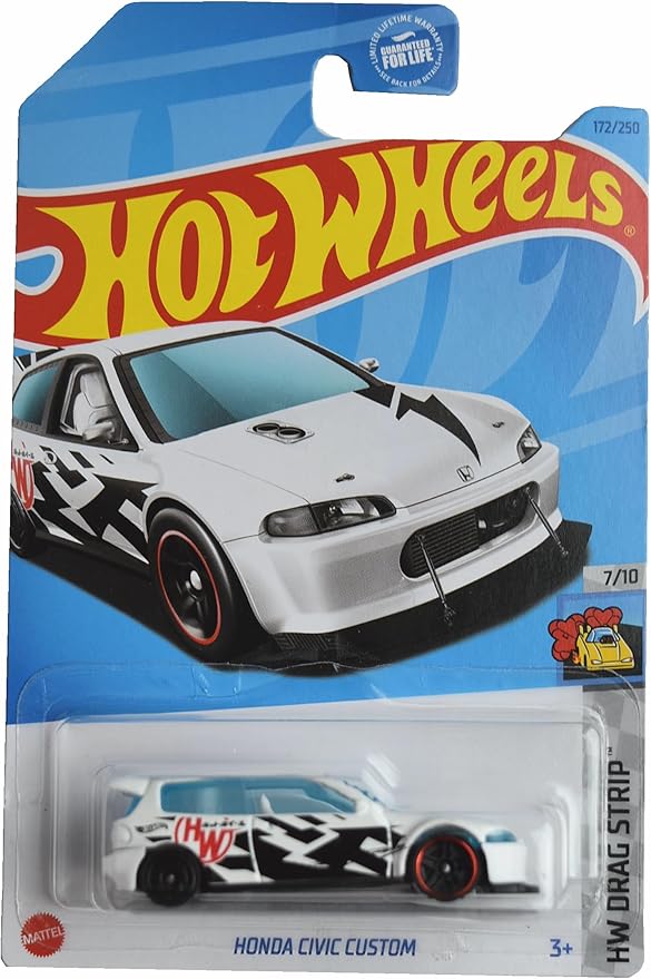 Hot Wheels Honda Civic Custom, HW Drag Strip 7/10 [white] 172/250